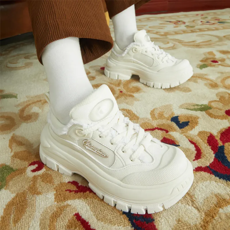 Champion Low Top Chunky Sneakers Women's Gold-7