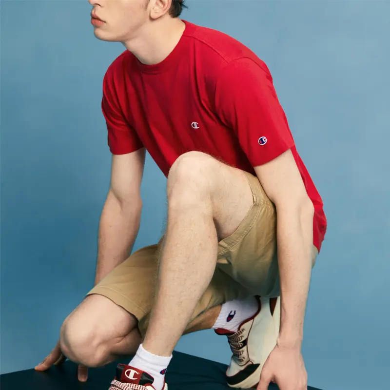 Champion T Shirt Japan Version Unisex Rusty Red-4