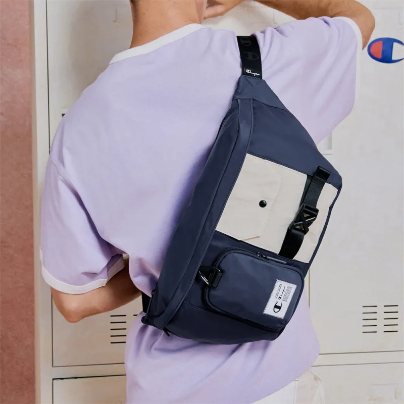 Champion Fabric Fanny Pack Regular Unisex Navy Blue/Black/Khaki-4