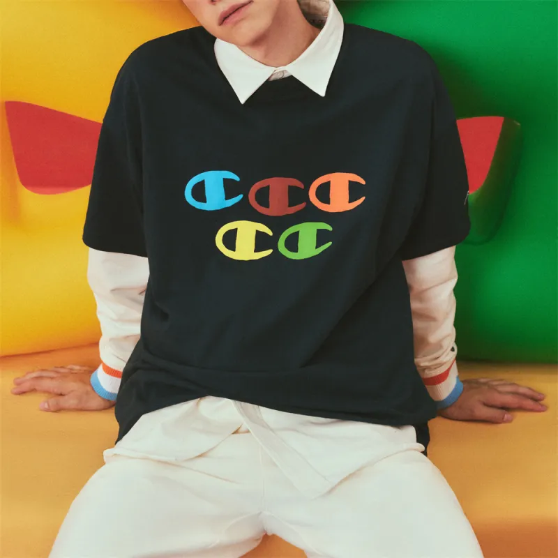 Melting Sadness X Champion X Melting Sadness Co titled Series T Shirts Unisex-2