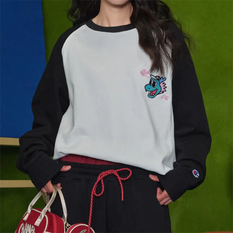 Champion Pullover Crew Neck Without Hood Sweatshirt US Version Unisex-5