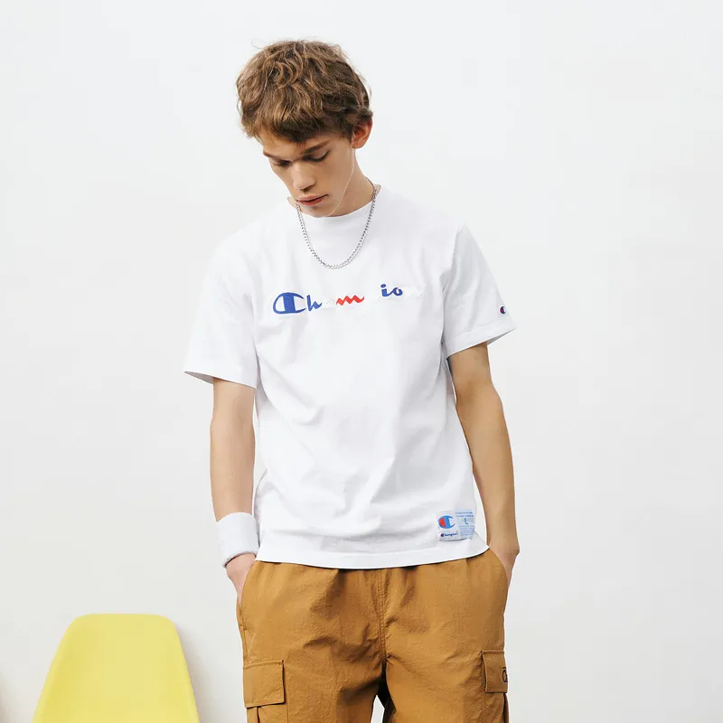 Champion T Shirt Japan Version Unisex White-3