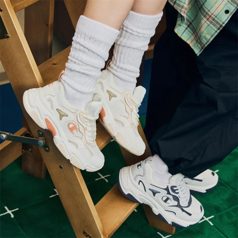 Champion Low Top Skateboard Shoes Women's Milk White-5