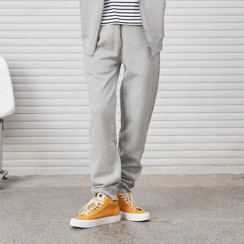 Champion Knitted Sweatpants Men Light Gray-5