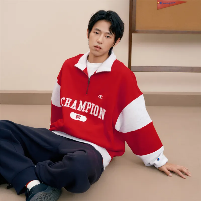 Champion FW24 Field Of Play Sweatshirt Unisex Red-2