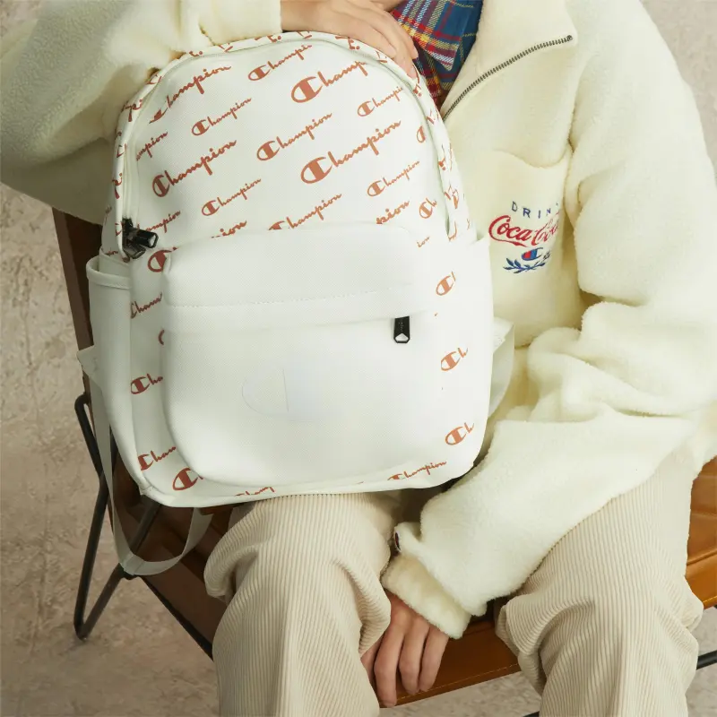 Champion Synthetic Leather Backpack Regular Unisex Multicolor-5