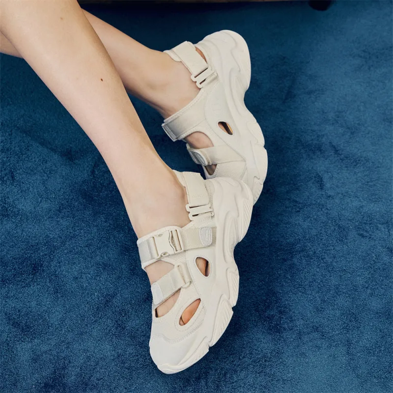 Champion Slip Resistant Abrasion Resistant Closed Toe Slippers Women's Beige-7