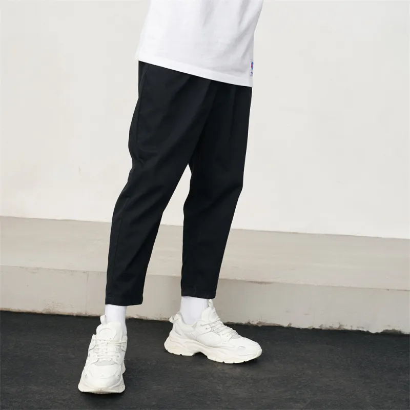 Champion Straight Casual Pants Japan Version Unisex Black-6