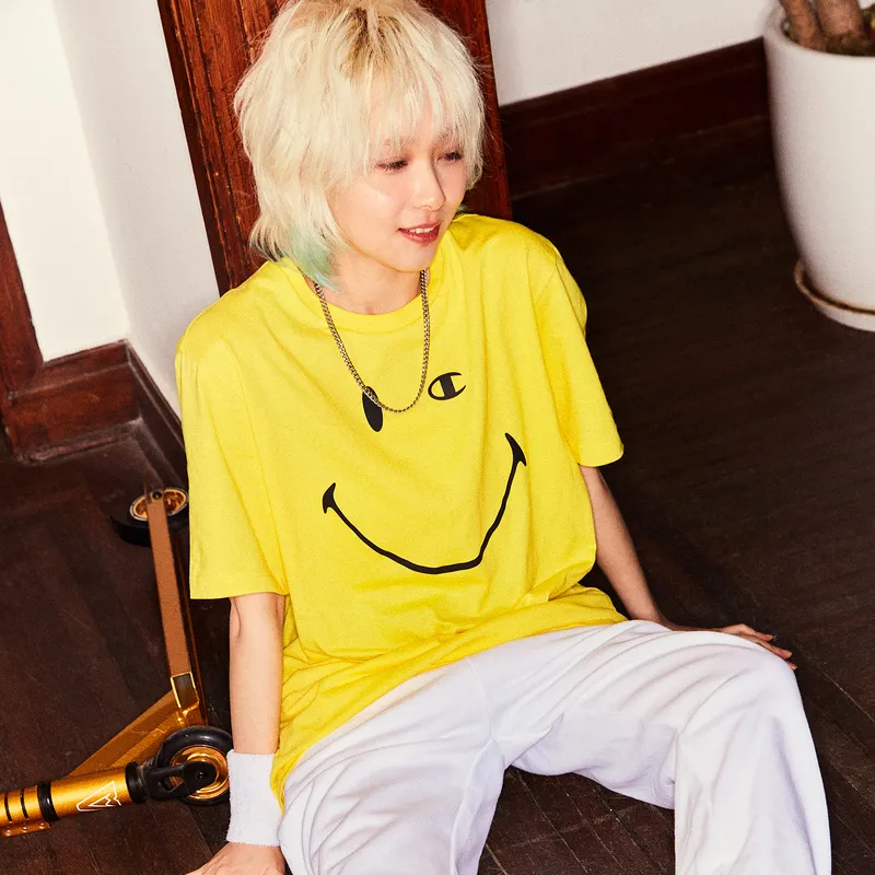 Champion x SMILEY SS22 T Shirt Unisex-3
