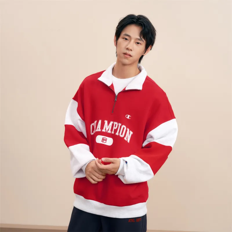 Champion FW24 Field Of Play Sweatshirt Unisex Red-4