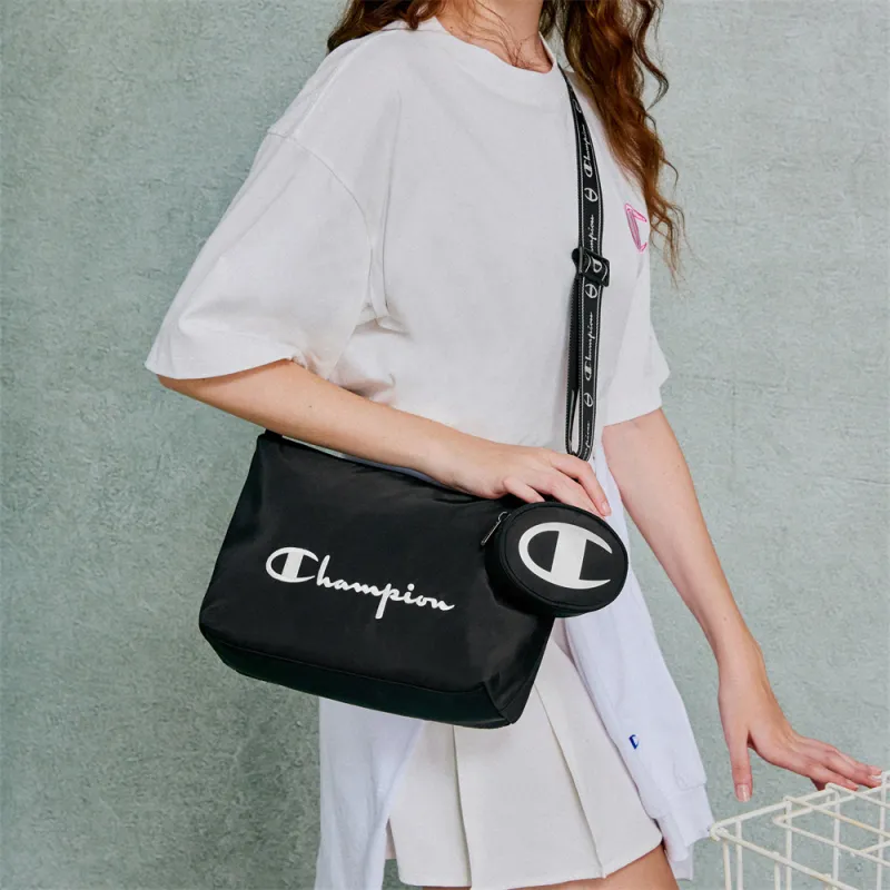 Champion Synthetic Leather Crossbody Bag Regular Unisex Dark Yellow/Black/Blue/Dark Gray-11