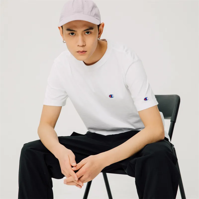 Champion T Shirt Japan Version Unisex White-4