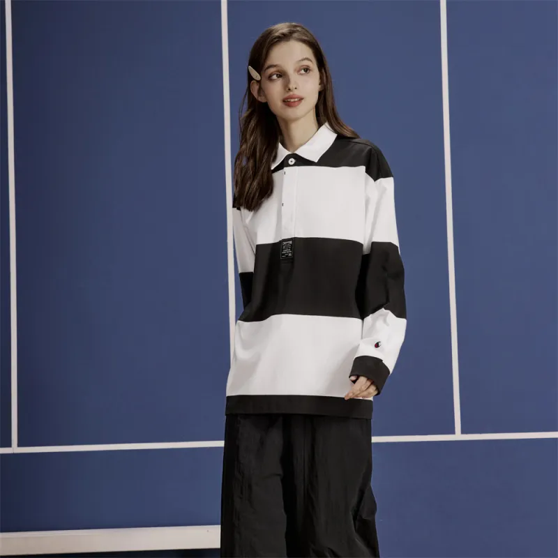 Champion Long Sleeved Polo Shirt Women's-6