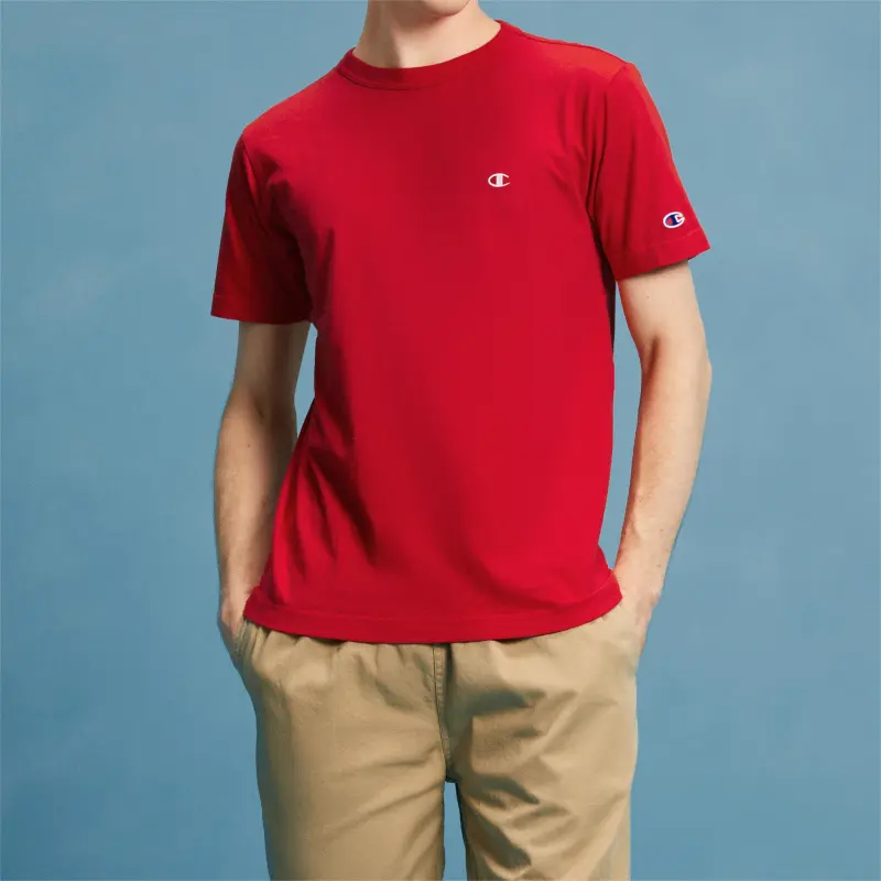 Champion T Shirt Japan Version Unisex Rusty Red-5