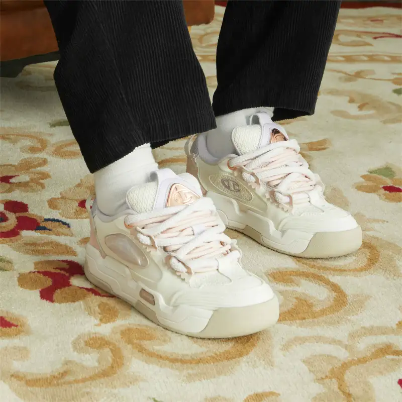 Champion Valve V324 Low Top Skateboard Shoes Women's Pink-7