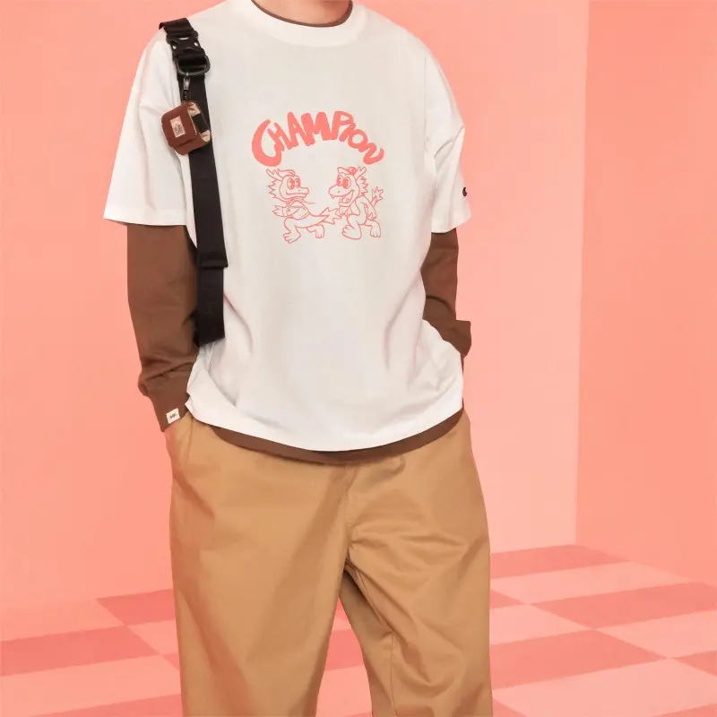 Champion SS24 T Shirt US Version Unisex-11