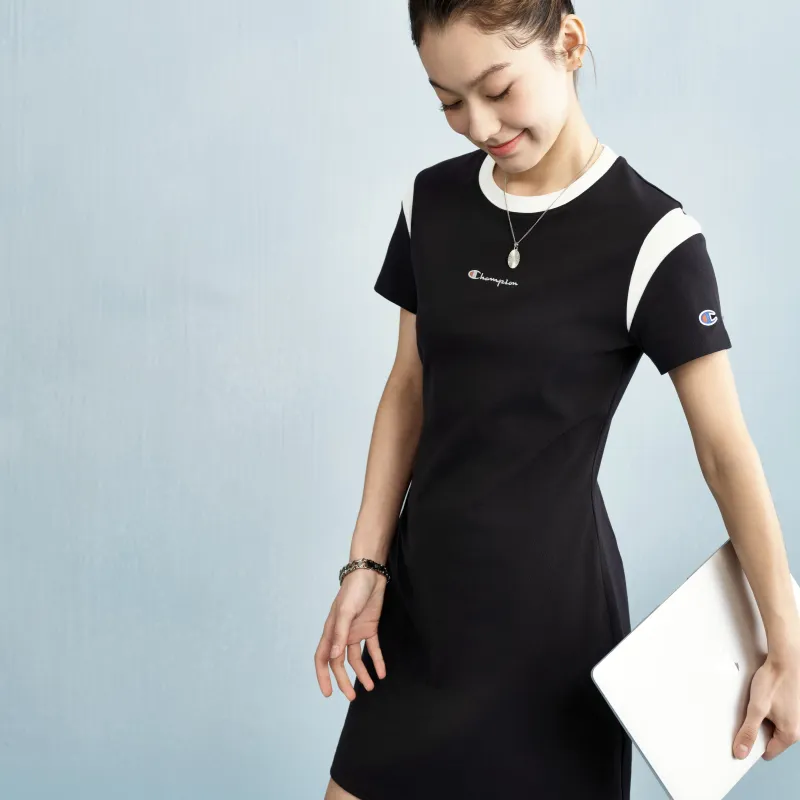 Champion SS25 Short Sleeved Dress US Version Women's-4