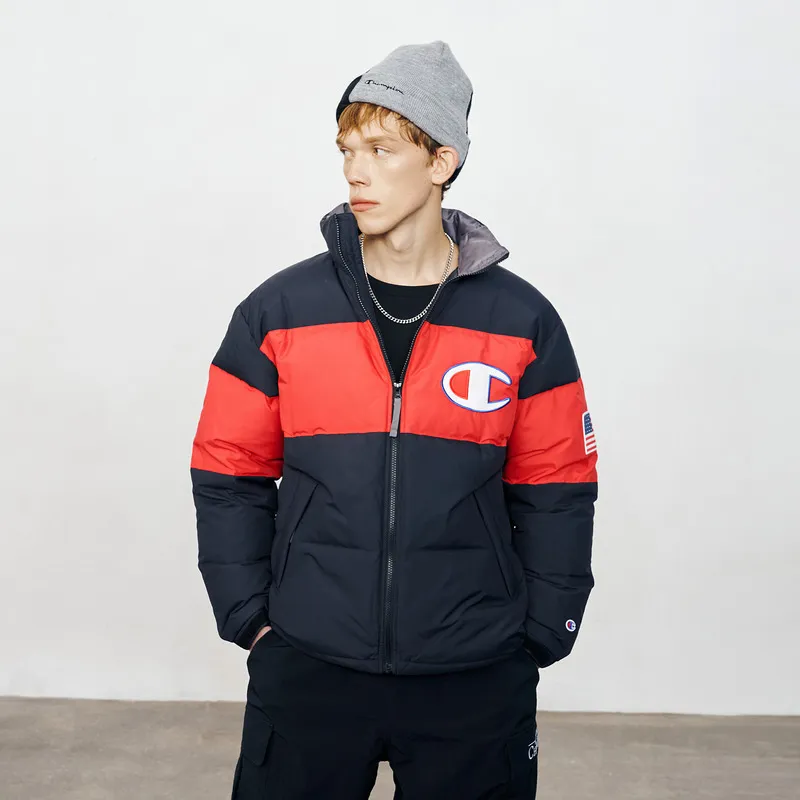 Champion Down Jacket Japan Version Winter Men's Black-3