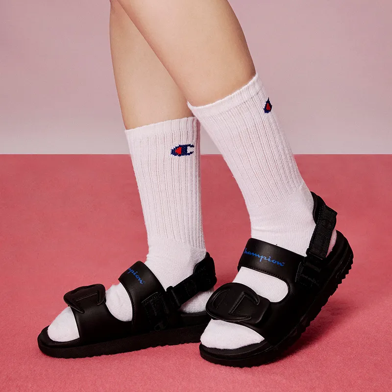 Champion Beach Sandals Unisex Black-5