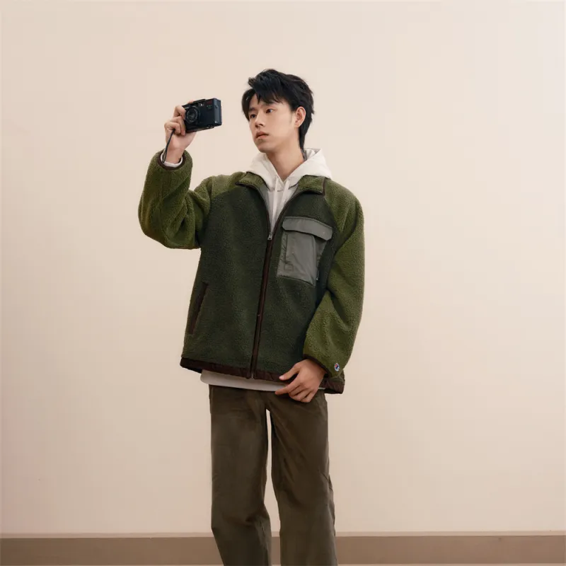Champion FW24 CITY BOY Jackets & Coats Unisex Army Green-3