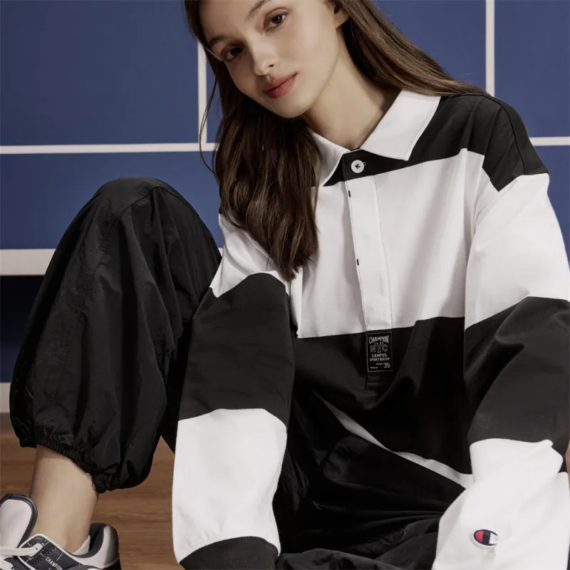 Champion Long Sleeved Polo Shirt Women's-4