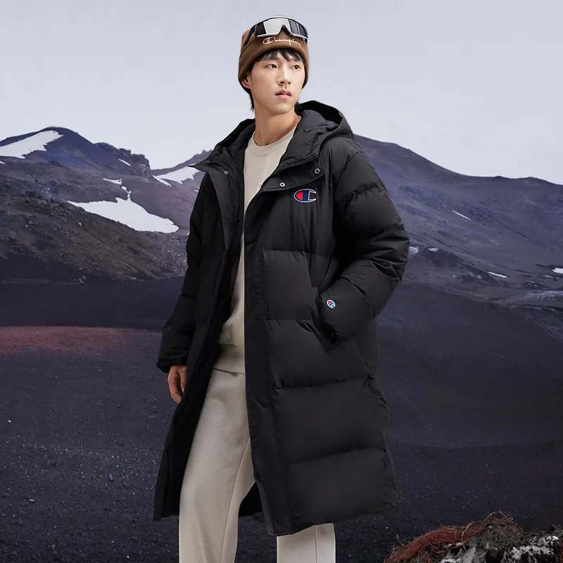 Champion Down Jacket Unisex Loose Fit Style-3