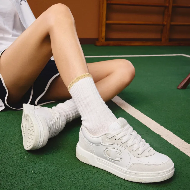 Champion Balance Low Top Skateboard Shoes Unisex Milk White/Linen-6