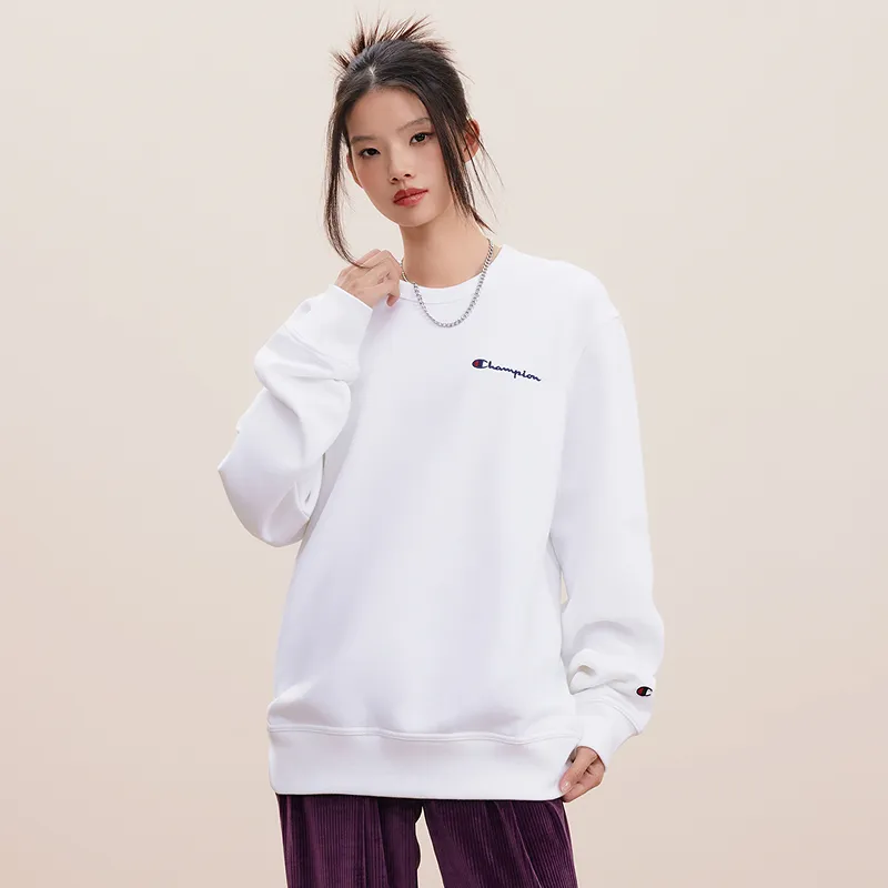 Champion FW24 Script Shop Sweatshirt Europe Version Unisex-11