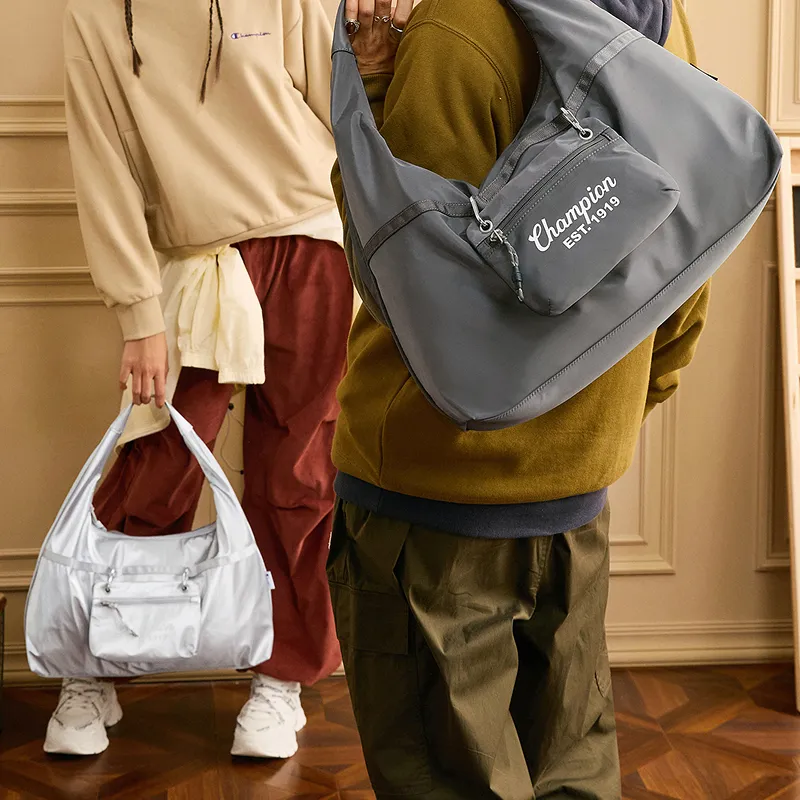 Champion Fabric Shoulder Bag Regular Unisex Multicolor-5