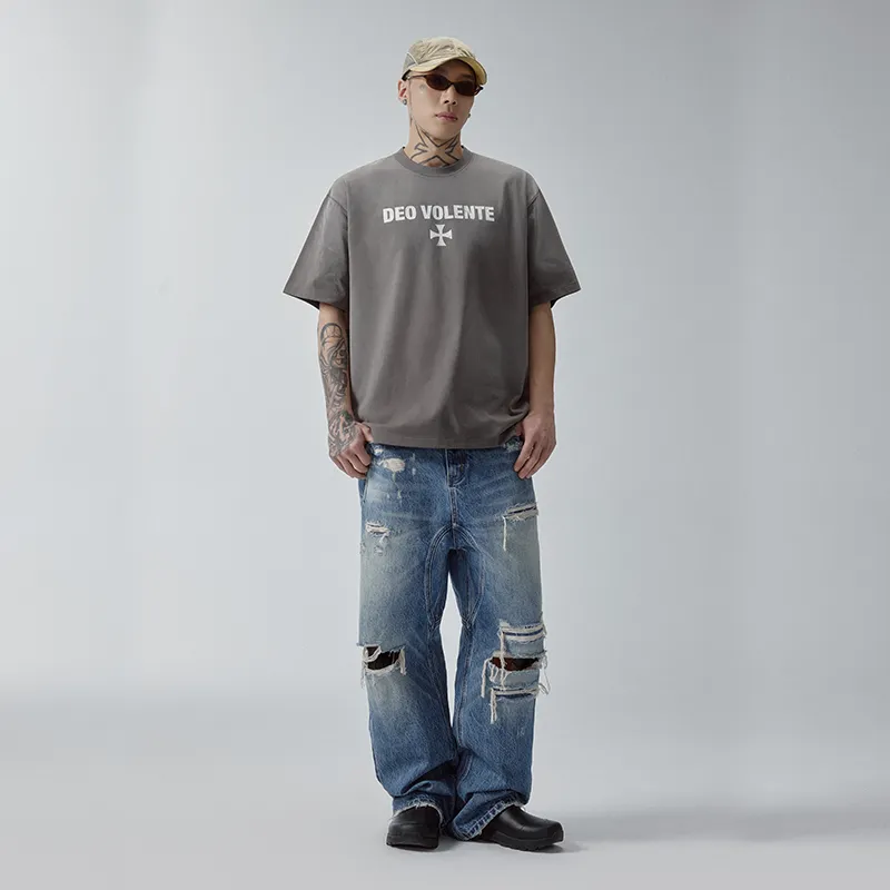 FIRE 2 COLD EGO Short Sleeved Unisex Gray-5