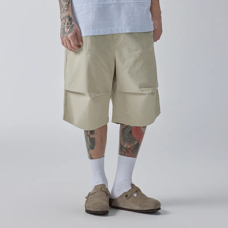 FIRE 2 COLD EGO Casual Shorts Men's Khaki-2