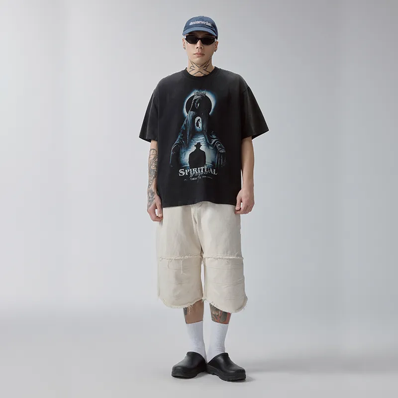 FIRE 2 COLD EGO T Shirt Unisex Faded Black-3