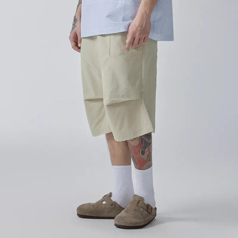 FIRE 2 COLD EGO Casual Shorts Men's Khaki-4