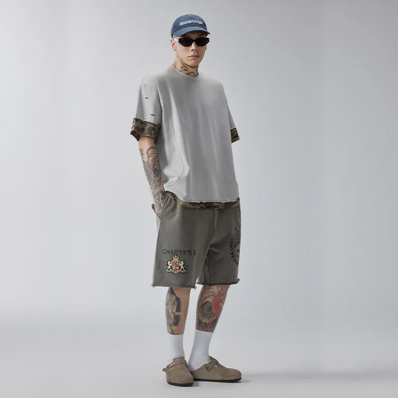 FIRE 2 COLD EGO Casual Shorts Men's Dark Gray-3