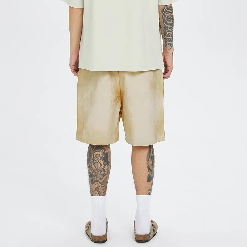FIRE 2 COLD EGO Casual Shorts Unisex Mud-Dyed-5