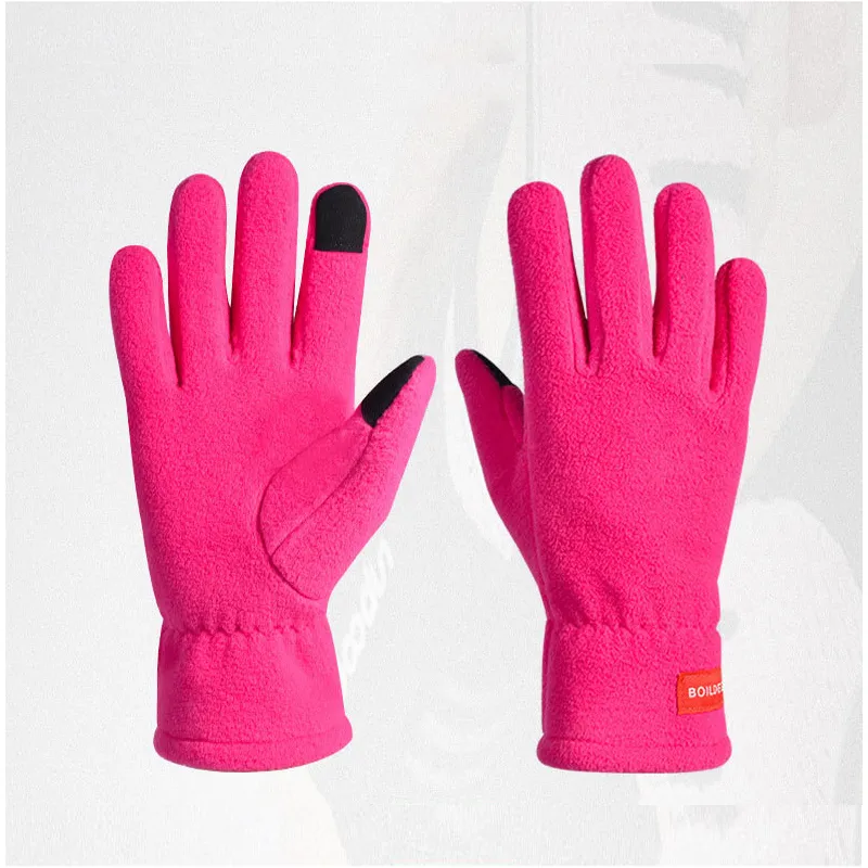 BOODUN Riding Equipment Cycling Glove Travel Unisex Polar Fleece M/L Multicolor-4