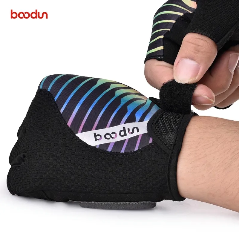 BOODUN Riding Equipment Cycling Glove Outdoor Cycling Mountaineering Sports Unisex Microfiber Silicone-3