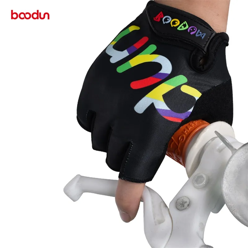BOODUN Riding Equipment Cycling Glove Sports Kids' Elastic Lycra XS/S/M/L Multicolor-1