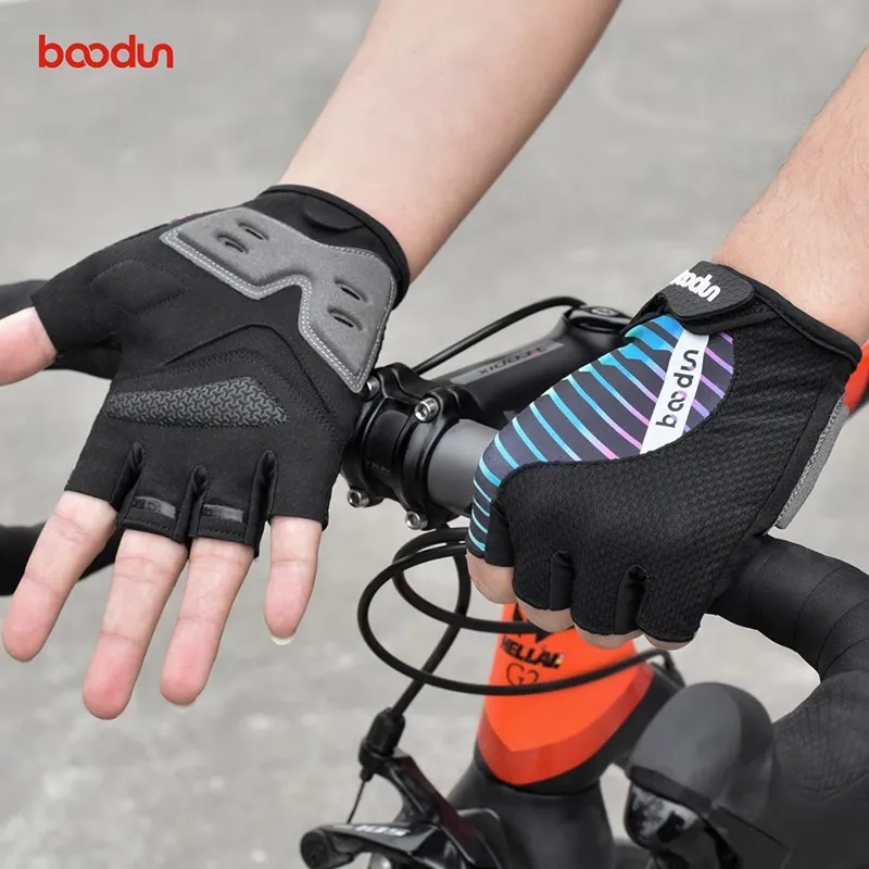 BOODUN Riding Equipment Cycling Glove Outdoor Cycling Mountaineering Sports Unisex Microfiber Silicone-1