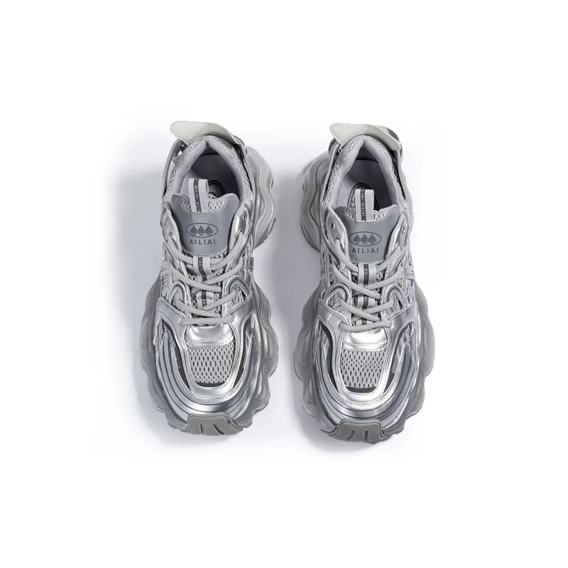AILIAI Anti-Slip Wear-Resistant Low-Top Chunky Sneakers Unisex-3