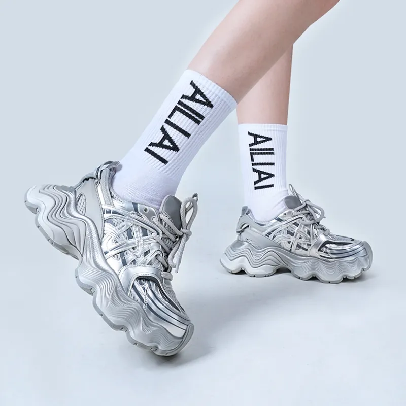 AILIAI Anti-Slip Wear-Resistant Low-Top Chunky Sneakers Unisex-5