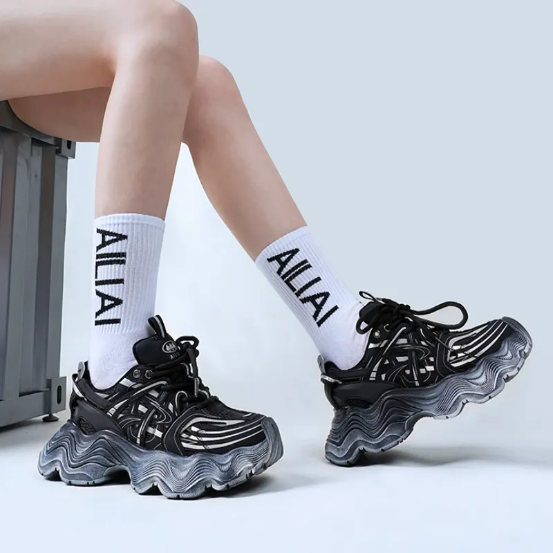 AILIAI Anti-Slip Wear-Resistant Low-Top Chunky Sneakers Unisex-11