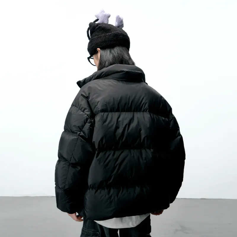 BLUELANDINC Down Jacket Unisex Black-2