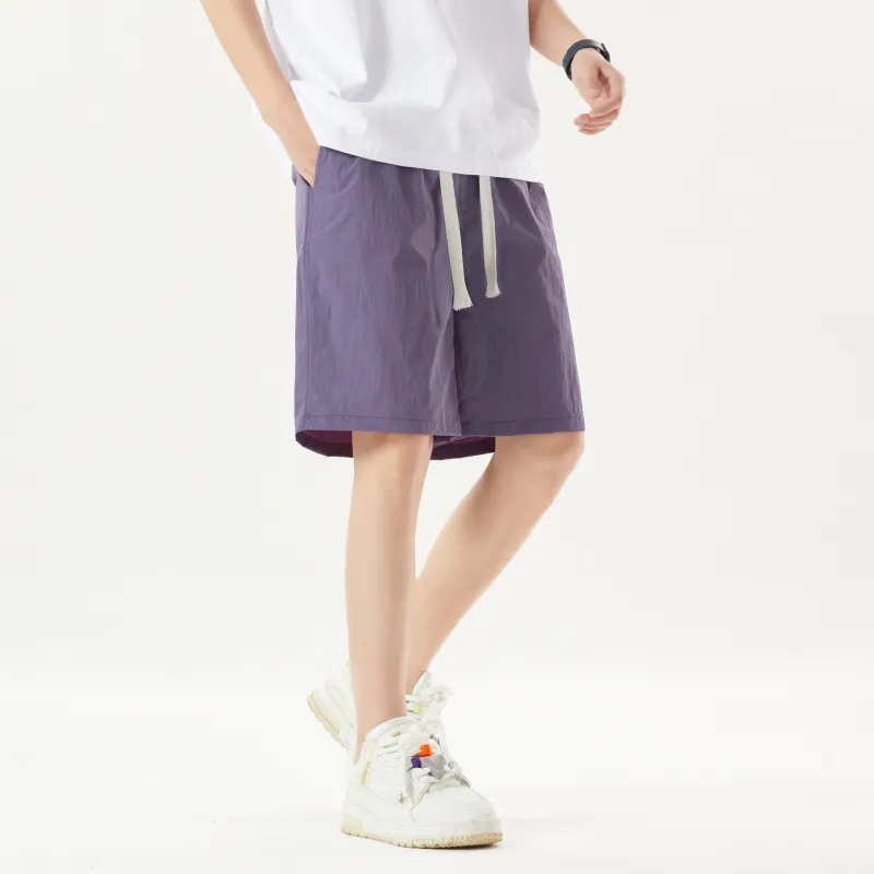 HEMC Casual Shorts Unisex Purple-10
