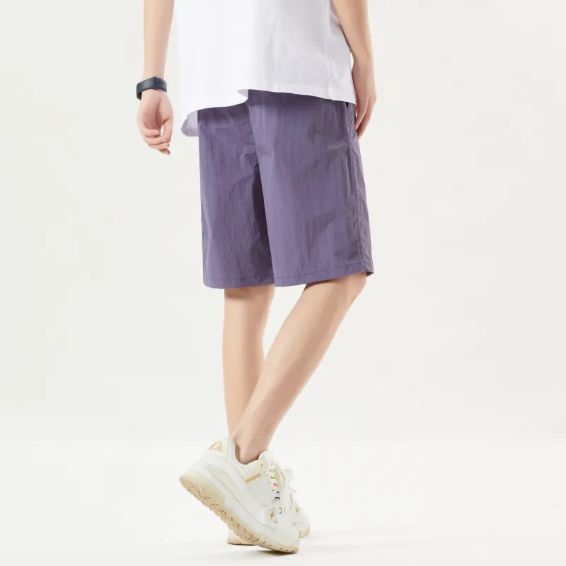 HEMC Casual Shorts Unisex Purple-5
