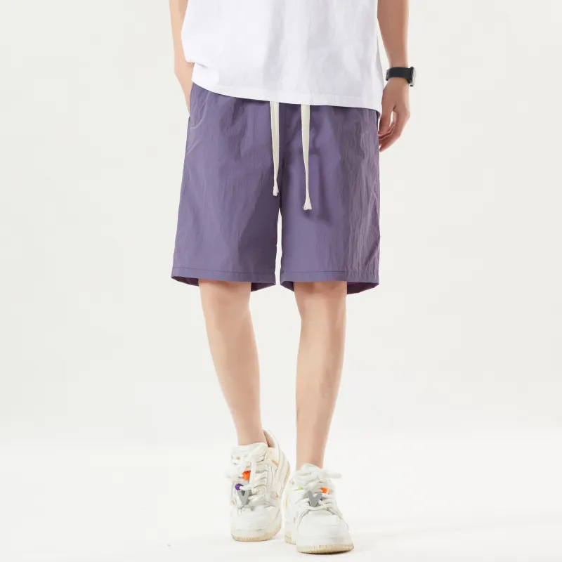 HEMC Casual Shorts Unisex Purple-4