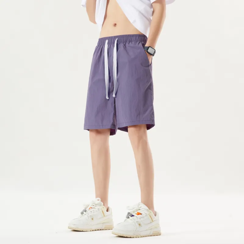 HEMC Casual Shorts Unisex Purple-2