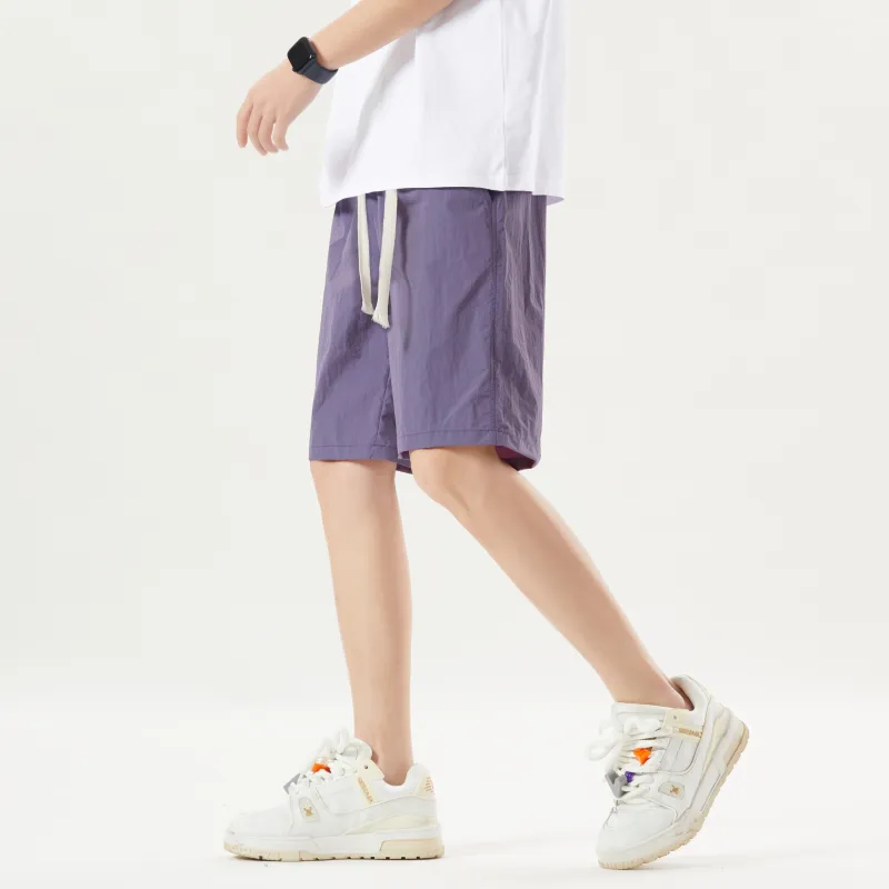 HEMC Casual Shorts Unisex Purple-9