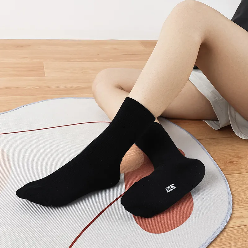 KELME Knee High Socks Unisex Box 4 Pack White-4