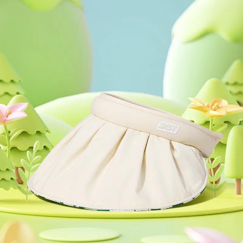 361° Polyester Sun Protection Hats Kids' Beige-2